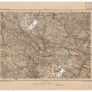 SPECIAL KARTE VON MITTEL EUROPA - BEAUVAIS F 109