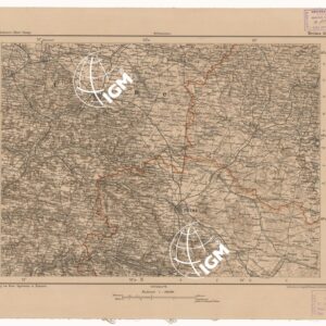 SPECIAL KARTE VON MITTEL EUROPA - REIMS F 110