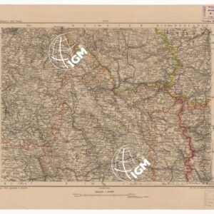 SPECIAL KARTE VON MITTEL EUROPA - VERDUN F 111