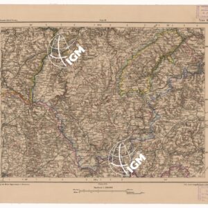 SPECIAL KARTE VON MITTEL EUROPA - TRIER F 112