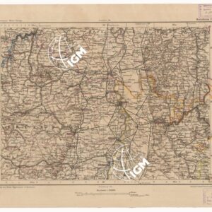 SPECIAL KARTE VON MITTEL EUROPA - MANNHEIM F 113