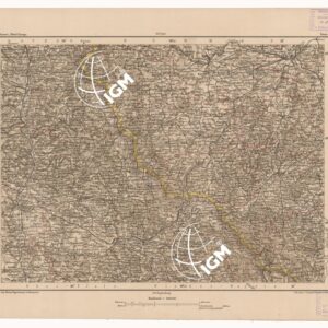 SPECIAL KARTE VON MITTEL EUROPA - TAUSS F 116