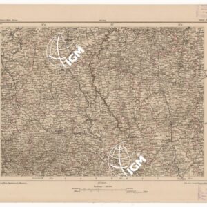 SPECIAL KARTE VON MITTEL EUROPA - TABOR F 117