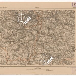 SPECIAL KARTE VON MITTEL EUROPA - PARIS F 123