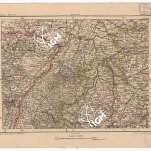 SPECIAL KARTE VON MITTEL EUROPA - STRASBURG F 127