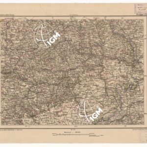 SPECIAL KARTE VON MITTEL EUROPA - STUTTGART F 128