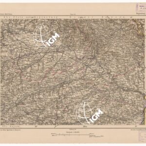 SPECIAL KARTE VON MITTEL EUROPA - REGENSBURG F 130