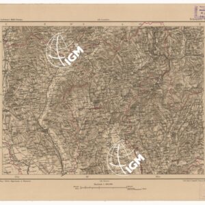 SPECIAL KARTE VON MITTEL EUROPA - SCHEMNITZ F 134