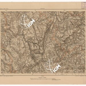 SPECIAL KARTE VON MITTEL EUROPA - LANGRES F 139