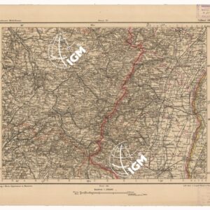 SPECIAL KARTE VON MITTEL EUROPA - COLMAR F 140