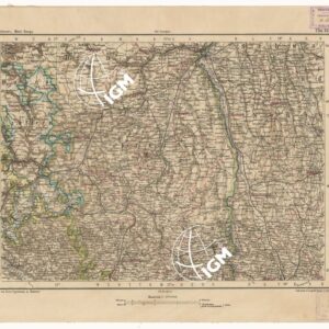 SPECIAL KARTE VON MITTEL EUROPA - ULM F 142