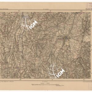 SPECIAL KARTE VON MITTEL EUROPA - MUNCHEN F 143