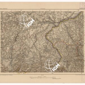 SPECIAL KARTE VON MITTEL EUROPA - SALZBURG F 144