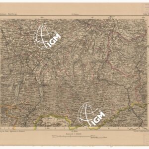 SPECIAL KARTE VON MITTEL EUROPA - LINZ F 145