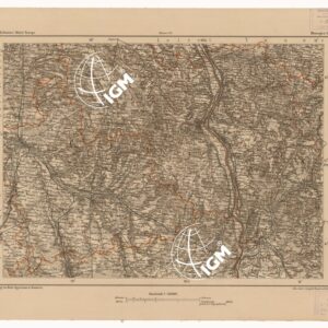 SPECIAL KARTE VON MITTEL EUROPA - BOURGES F 151