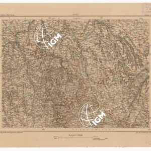 SPECIAL KARTE VON MITTEL EUROPA - AUTUN F 152