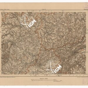 SPECIAL KARTE VON MITTEL EUROPA - DIJON F 153