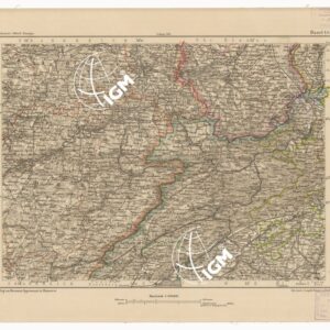 SPECIAL KARTE VON MITTEL EUROPA - BASEL F 154