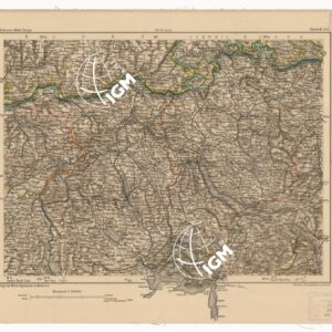 SPECIAL KARTE VON MITTEL EUROPA - ZURICH F 155