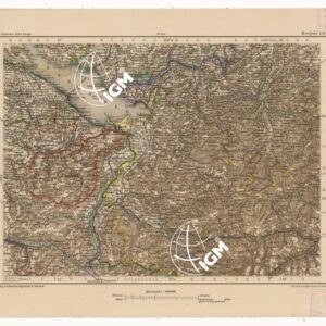 SPECIAL KARTE VON MITTEL EUROPA - BREGENZ F 156