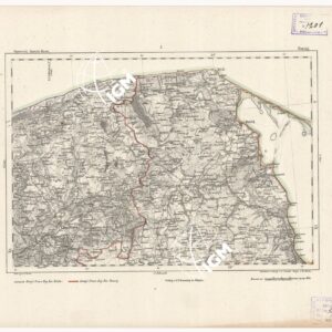 REYMANN'S TOPOGRAPHISCHER SPECIAL KARTE VON MITTEL EUROPA - PUTZIG F 5