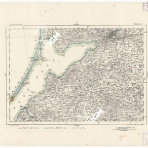 REYMANN'S TOPOGRAPHISCHER SPECIAL KARTE VON MITTEL EUROPA - KONIGSBERG F 7