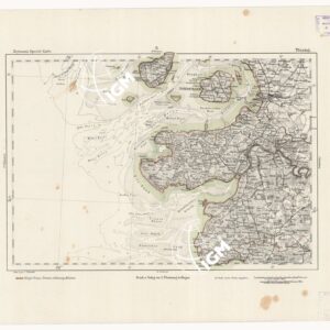 REYMANN'S TOPOGRAPHISCHER SPECIAL KARTE VON MITTEL EUROPA - TONNING F 8