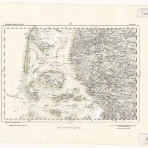 REYMANN'S TOPOGRAPHISCHER SPECIAL KARTE VON MITTEL EUROPA - TONDERN F 8 B
