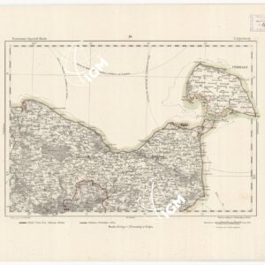 REYMANN'S TOPOGRAPHISCHER SPECIAL KARTE VON MITTEL EUROPA - LUTJENBURG F 10