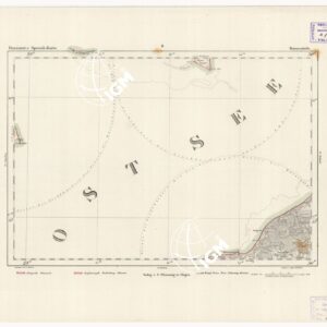 REYMANN'S TOPOGRAPHISCHER SPECIAL KARTE VON MITTEL EUROPA - WARNEMUNDE F 11