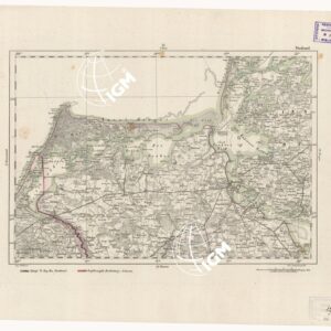 REYMANN'S TOPOGRAPHISCHER SPECIAL KARTE VON MITTEL EUROPA - STRALSUND F 12