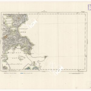 REYMANN'S TOPOGRAPHISCHER SPECIAL KARTE VON MITTEL EUROPA - BERGEN F 13