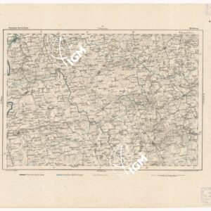 REYMANN'S TOPOGRAPHISCHER SPECIAL KARTE VON MITTEL EUROPA - HEILSBERG F 19
