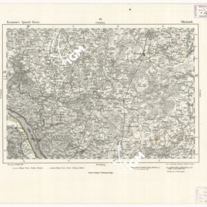 REYMANN'S TOPOGRAPHISCHER SPECIAL KARTE VON MITTEL EUROPA - GLUCKSTADT F 23