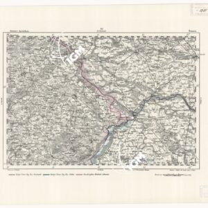 REYMANN'S TOPOGRAPHISCHER SPECIAL KARTE VON MITTEL EUROPA - DEMMIN F 26