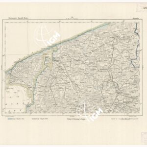 REYMANN'S TOPOGRAPHISCHER SPECIAL KARTE VON MITTEL EUROPA - KAMMIN F 28