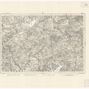 REYMANN'S TOPOGRAPHISCHER SPECIAL KARTE VON MITTEL EUROPA - CORLIN F 29