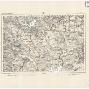 REYMANN'S TOPOGRAPHISCHER SPECIAL KARTE VON MITTEL EUROPA - RUMMELSBURG F 30