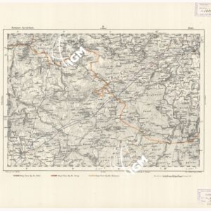 REYMANN'S TOPOGRAPHISCHER SPECIAL KARTE VON MITTEL EUROPA - RITTEL F 31