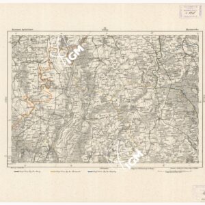 REYMANN'S TOPOGRAPHISCHER SPECIAL KARTE VON MITTEL EUROPA - MARIENWERDER F 32