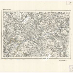 REYMANN'S TOPOGRAPHISCHER SPECIAL KARTE VON MITTEL EUROPA - OSTERODE F 33