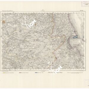 REYMANN'S TOPOGRAPHISCHER SPECIAL KARTE VON MITTEL EUROPA - AURICH F 37