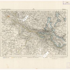 REYMANN'S TOPOGRAPHISCHER SPECIAL KARTE VON MITTEL EUROPA - HAMBURG F 39