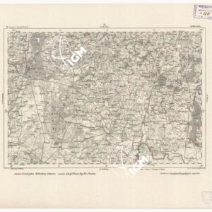 REYMANN'S TOPOGRAPHISCHER SPECIAL KARTE VON MITTEL EUROPA - SCHWERIN F 41