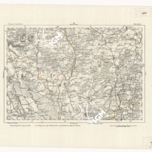 REYMANN'S TOPOGRAPHISCHER SPECIAL KARTE VON MITTEL EUROPA - RATZEBUHR F 46