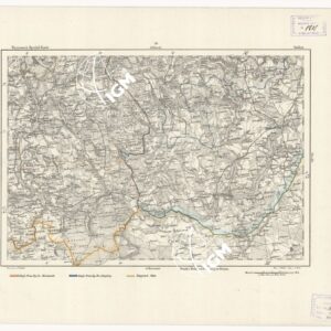 REYMANN'S TOPOGRAPHISCHER SPECIAL KARTE VON MITTEL EUROPA - SOLDAU F 49