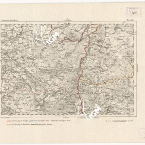 REYMANN'S TOPOGRAPHISCHER SPECIAL KARTE VON MITTEL EUROPA - ARNSWALDE F 61