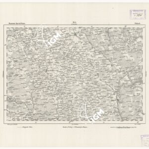 REYMANN'S TOPOGRAPHISCHER SPECIAL KARTE VON MITTEL EUROPA - PULTUSK F 65 A