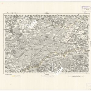 REYMANN'S TOPOGRAPHISCHER SPECIAL KARTE VON MITTEL EUROPA - ROZAN F 65 B