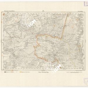 REYMANN'S TOPOGRAPHISCHER SPECIAL KARTE VON MITTEL EUROPA - COEVORDEN F 68